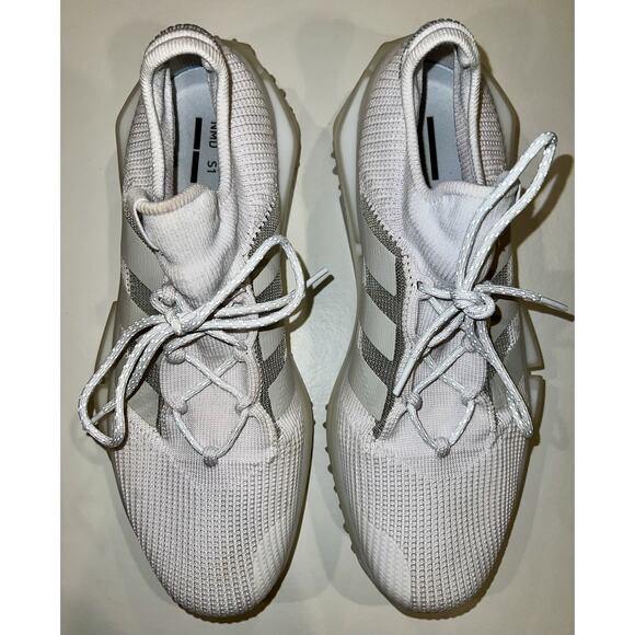 Adidas NMD S1 White Knit Sneakers Men’s Size 12 Triple White Casual Running Shoe main image 4